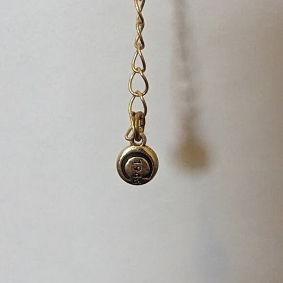 1948 Long Leather Tassel Necklace with Leather, Crystal, and Wood Beads. - Picture 11 of 11